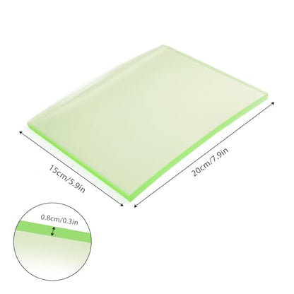 Leather Craft Punch Pad, Rubber Mute Board for Stamping, 7.9x5.9x0.3 - size: 7.9x5.9x0.3"