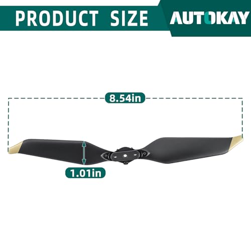 AUTOKAY 4pcs Low-Noise Quick-Release Propellers Prop Blade Set 8331 8331F for DJI Mavic Pro Platinum Drone 2 Pairs