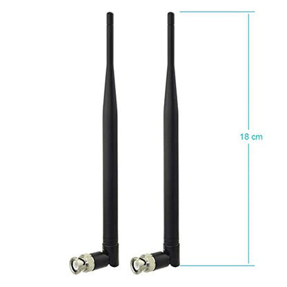 Bingfu Wireless Microphone Receiver Antennas BNC Male Antenna UHF 400MHz-960MHz (4-Pack) for Wireless Microphone System Mic Receiver Remote Digital Audio Tuner UHF Ham Radio - size: BNC Antenna 4-pack