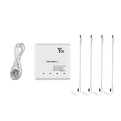 Hanatora 6 in 1 Battery Charger for DJI Mini 4K,Mini 2/SE/2 SE Drone,Rapid Multi Parallel Charging Hub Accessories