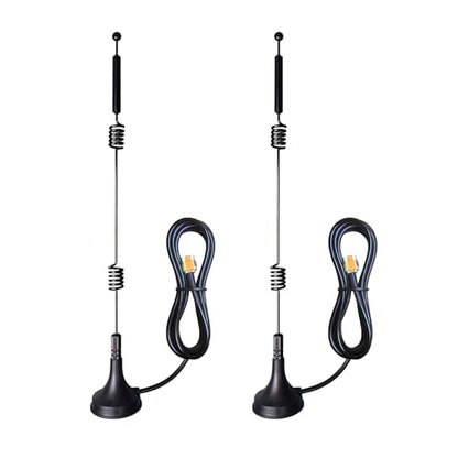 2-Pack Dual Band WiFi 2.4GHz 5GHz 5.8GHz Magnetic SMA Antenna