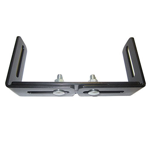 Adjustable (6"-10") Universal Mounting Bracket for CB/Ham Radio & Scanners for Cobra, Uniden, Galaxy, Scanners, Stereos - Black