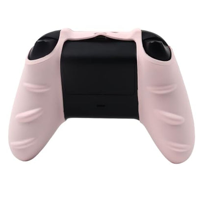 Moonlit Cats with a Loving Heart Controller Skin Compatible with Xbox Series X Wireless Controller, RALAN Protector Case， Customised Thumb Grips Cap - color: MCats Pink