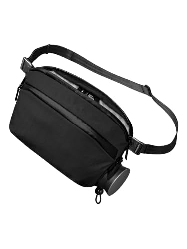 ALPAKA Flight Sling Pro 2.5L Sling Bag with Bottle Holder for Men - color: Black