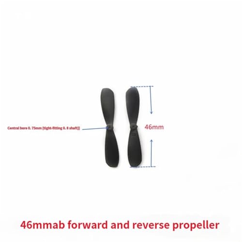 4pcs AB Propeller Blades 45-75mm Mini Drone Propellers, Compatible with Drones, Gliders, and Foam Aircraft (45mm) - style: 45mm