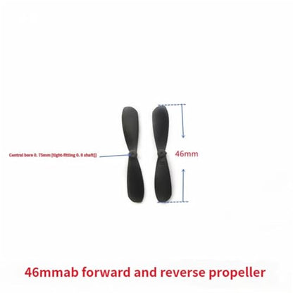 4pcs AB Propeller Blades 45-75mm Mini Drone Propellers, Compatible with Drones, Gliders, and Foam Aircraft (45mm) - style: 45mm
