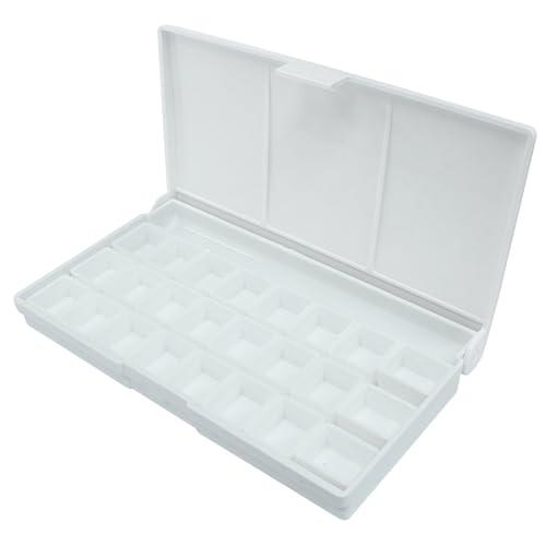 Piutouyar Portable Paint Palette Box for Watercolor, 24 Wells