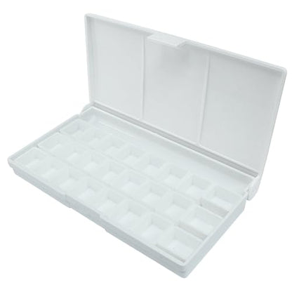 Piutouyar Portable Paint Palette Box for Watercolor, 24 Wells
