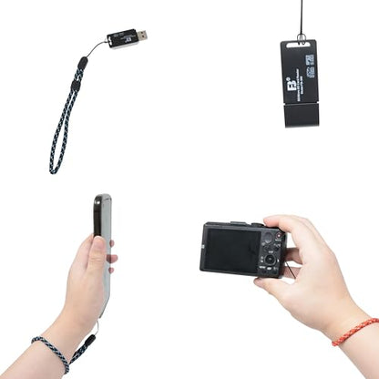 Honbay 4PCS Universal Adjustable Hand Wrist Strap Hand Lanyard Wristlet Wristband with Lock for Wii Remote Controller, Cell Phone, MP3, Digital Camera,etc