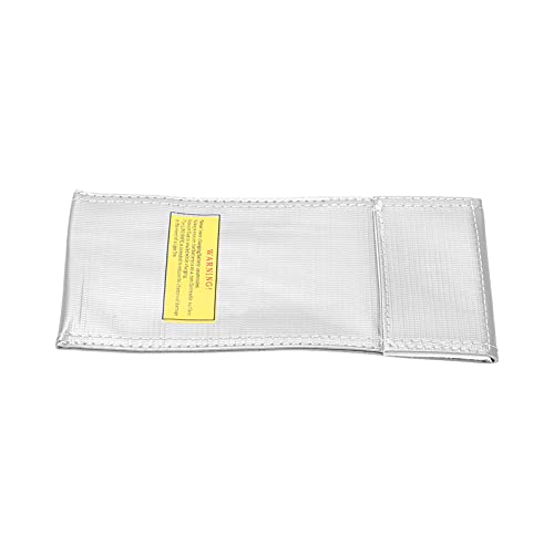 Fireproof Battery Storage Bag, Flame Retardant Pouch for Safe Handling and Airplane Model Battery Storage