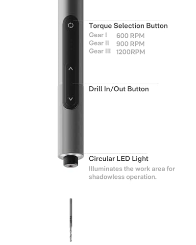 HOTO 2-in-1 Master DIY & Repair Kit: Compact Craft Power Tool Kit – Includes Mini Rotary Tool & Electric Mini Drill Pen