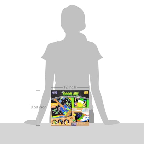 Imagimake DIY Neon Art Kit, 12 Creative Activities for Kids Ages 8+ - style: Neon Art Kit