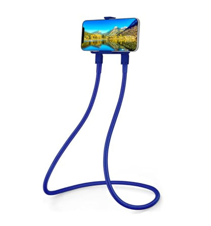 B-Land Cell Phone Holder, Universal Lazy Bracket DIY Mobile Phone Stand - color: Blue