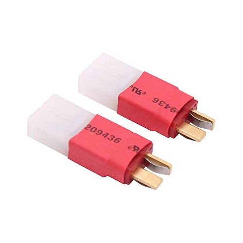 2pcs T-Plug Style Male to plug for Big Tamiya Female Adapter Connector(C129-2)