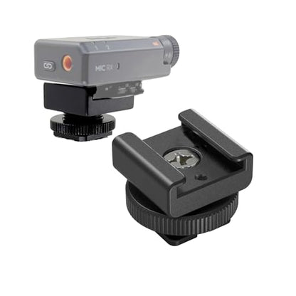 2pcs Cold Shoe Mount Adapter for DJI Rode Wireless Microphone Accessories