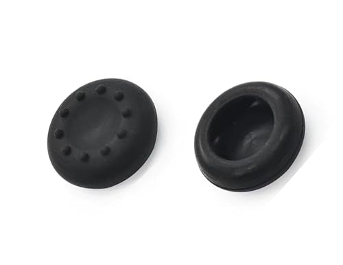 20PCS Controller Thumb Grips Caps, Anti-Slip Silicone Controller Key Cover, Joystick Replacement Cap Thumb Grip Compatible with PS3/PS4/PS5/360/ONE/Pro (Black