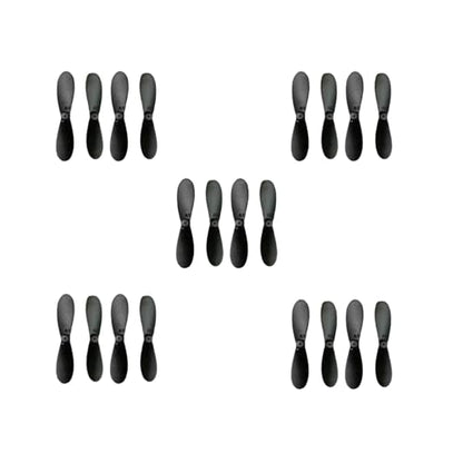 Mini quadcopter propeller, remote control aircraft propeller, mini propeller suitable for small and medium-sized unmanned aerial vehicles, 20 propeller props, 35, 37, 42, 46 mm, etc. (42mm/1.65in（黑色）)