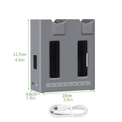 Two-Way Battery Charger Hub Storage Charge Replacement for Mavic 4 Pro Drone Accessories