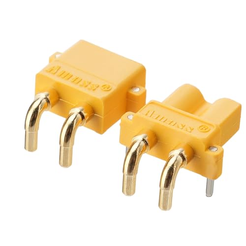 ELFCULB 10 Pairs Amass XT30PW Male and Female Connectors for FPV Drones - color: 10 Pairs XT30PW