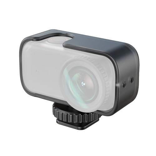 SMALLRIG Case for DJI Osmo Nano with Cold Shoe Mount, Horizontal-to-Vertical Shooting, for DJI Osmo Nano Sports Camera Accessories, Connect to Camera and Case with Cold Shoe - style: Nano Cold Shoe Case - 5758