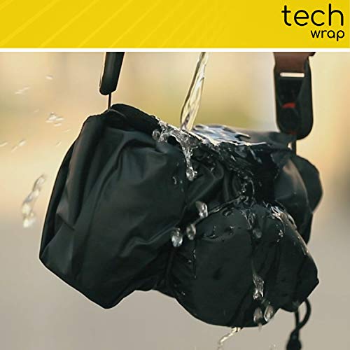 The Tech Wrap Compact 12.5" x 12.5" Neoprene Lens Pouch - Camera Lens Protective Wrap - Camera Travel Accessories