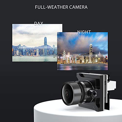 FPV Camera Ratel 2, 1/1.8inch Starlight Sensor Camera 1200TVL with FOV 165°Bigger PAL NTSC Switchable for FPV Racing Drone