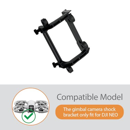 Gimbal Shock Absorber Bracket Replacement for DJI Neo, Gimbal Vibration Damping Board,Shock-Proof Mount for DJI Neo Drone Accessories Black