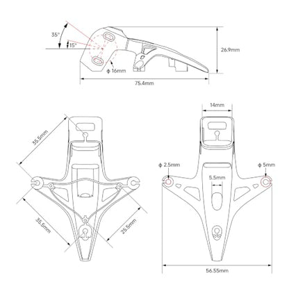 BETAFPV 2 sets Canopy II with Upgraded Shock Absorption for O4/O4 Wide Cam