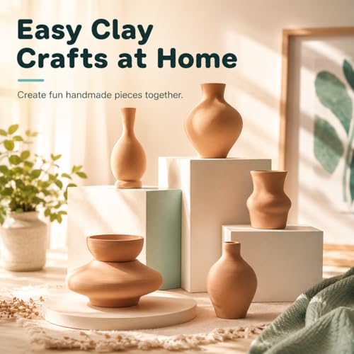 Alldeer Mini Pottery Wheel for Kids Teens Beginners Starters - color: green
