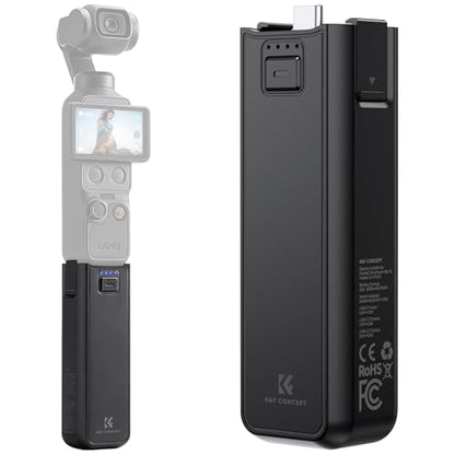 K&F CONCEPT 5000mAh Fast Charging Battery Handle for Osmo Pocket 3/4/4 Pro