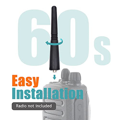 PMAE4003 PMAE4003A UHF Stubby Antenna, 403-470MHz, 3.5 inch, 5 Pack