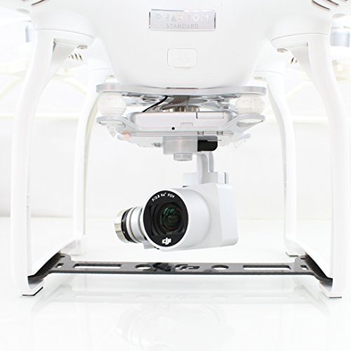 Glass Fiber Black Gimbal Guard Compatible with DJI Phantom 4/Phantom 3 Standard, Professional and Advanced, Protects Camera & Gimbal