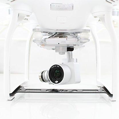 Glass Fiber Black Gimbal Guard Compatible with DJI Phantom 4/Phantom 3 Standard, Professional and Advanced, Protects Camera & Gimbal