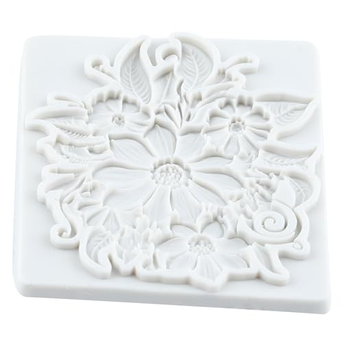 Flower Polymer Clay Mold Baroque Flower Lace Silicone Molds - color: Style H