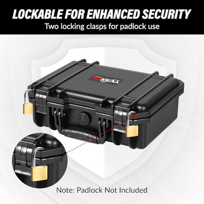 SEKKVY Gun Case for Handguns, Pistol Case Hard Shell - color: 1-Pistol Case,Black