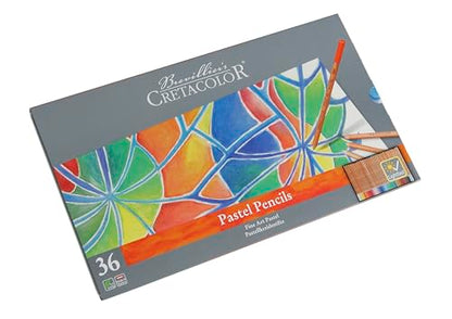 Cretacolor Fine Art Pastel Pencil Set, Set of 36, Multi