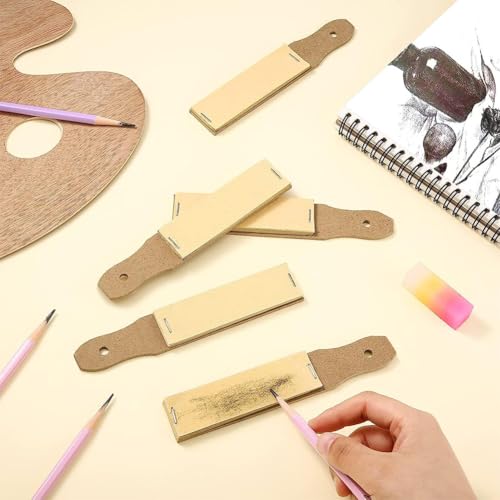 3PCS Sandpaper Pencil Sharpeners with Kneaded Eraser for Artists