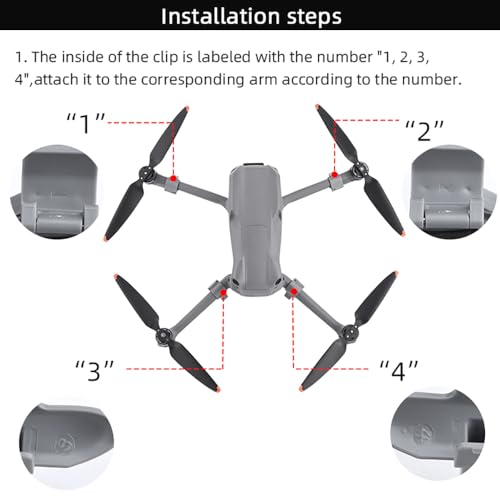 CAPART Extended Legs Landing Gear for DJI Air 3 Drone Accessories, Portable Extension Feet Support Stand