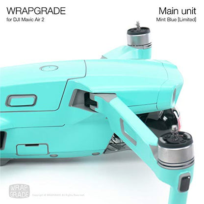 Wrapgrade Main Unit Skin Compatible with DJI Mavic Air 2 (Mint Blue) - color: MINT BLUE