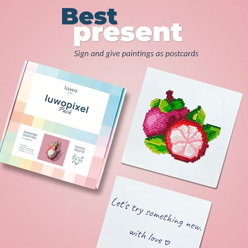 LuwoArte Painting Kit – Japanese Theme (Exotic Fruits) - color: Exotic Fruits