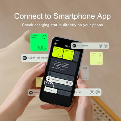 LIMETA Two-Way Fast Charging Hub for DJI Mini 4 Pro/Mini 3/3 Pro Battery, Multifunction Drone Charger with Storage Charge LCD Display Smart APP Controller