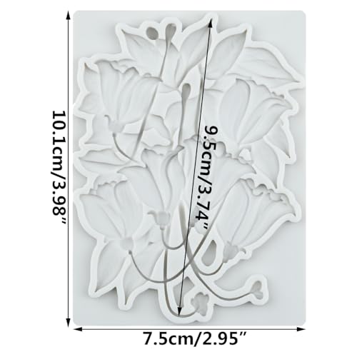 Flower Polymer Clay Molds Lily of The Valley Silicone Mold - color: Style C