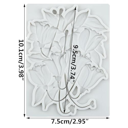 Flower Polymer Clay Molds Lily of The Valley Silicone Mold - color: Style C
