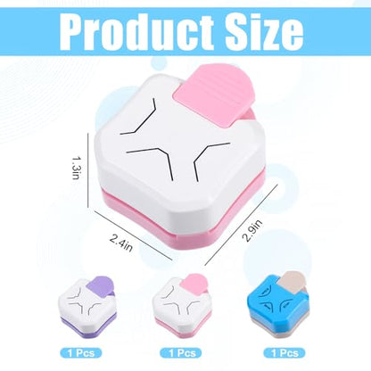3 Pcs Paper Corner Rounder Punch 3 Hole Punch Paper Cutter 3 in 1