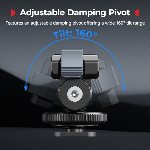 SMALLRIG Cold Shoe Adapter Mount for DJI Osmo 360 / Action 5 Pro / 4/3 - style: Cold Shoe Mount-Aluminum