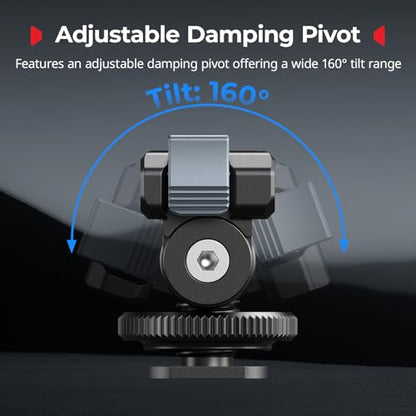 SMALLRIG Cold Shoe Adapter Mount for DJI Osmo 360 / Action 5 Pro / 4/3 - style: Cold Shoe Mount-Aluminum