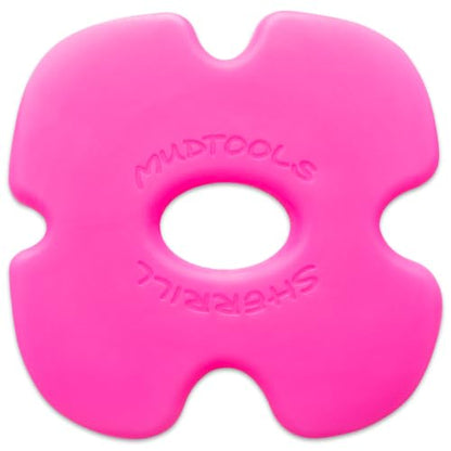 Mudtools Edgy Rib, Pink Ultra Soft - Polymer Pottery Tool for Rims - color: Pink - Ultra Soft