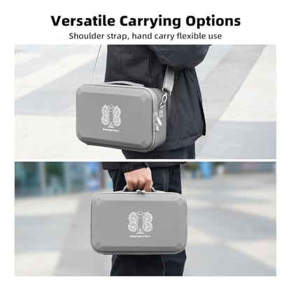 BRDRC Carrying Case for DJI Neo 2, Portable Protective Storage Bag with Shoulder for DJI Neo 2 Fly More Combo Accessories, for RC-N3 Remote Controller Drone Battery Charging Hub