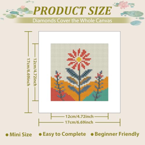 12 Pcs Small Diamond Art Kits Landscape Diamond Art Kits for Adults - color: Landscape-2