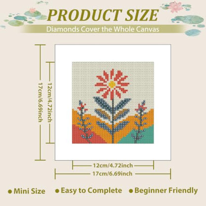 12 Pcs Small Diamond Art Kits Landscape Diamond Art Kits for Adults - color: Landscape-2